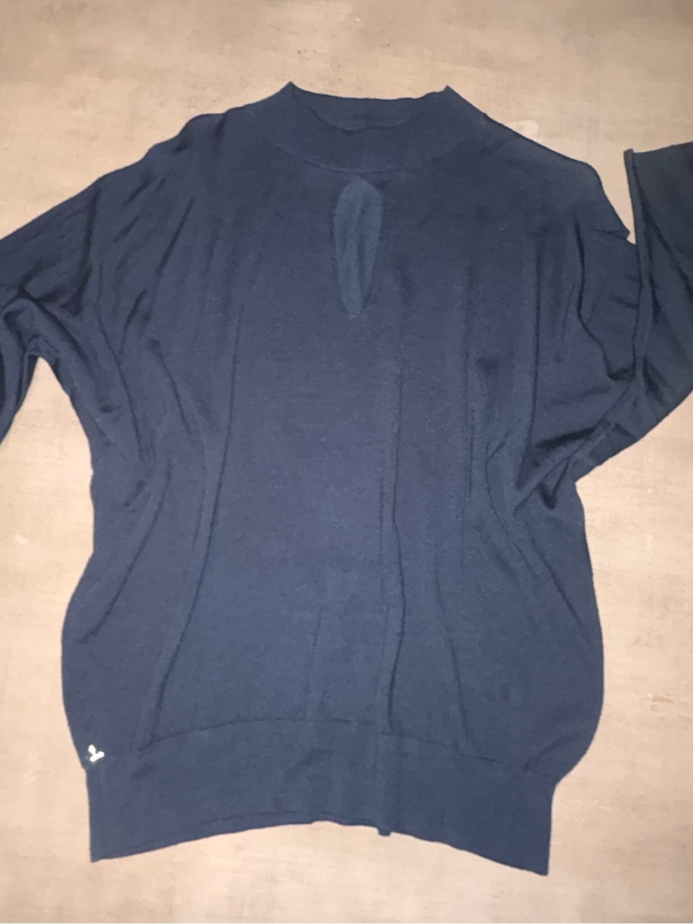 Lafayette 148 New York Women’s Navy Crewneck Sweater